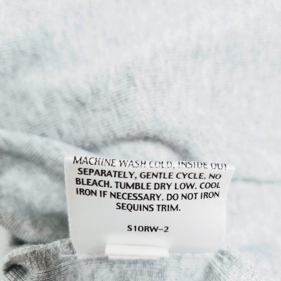 Eileen Fisher | Gray Tank with Tulle Floret Design - Picture 13 of 13